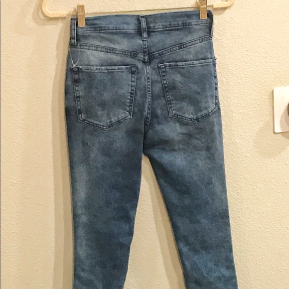 Free People High Rise Busted Skinny Jeans, NWT - Picture 6 of 6